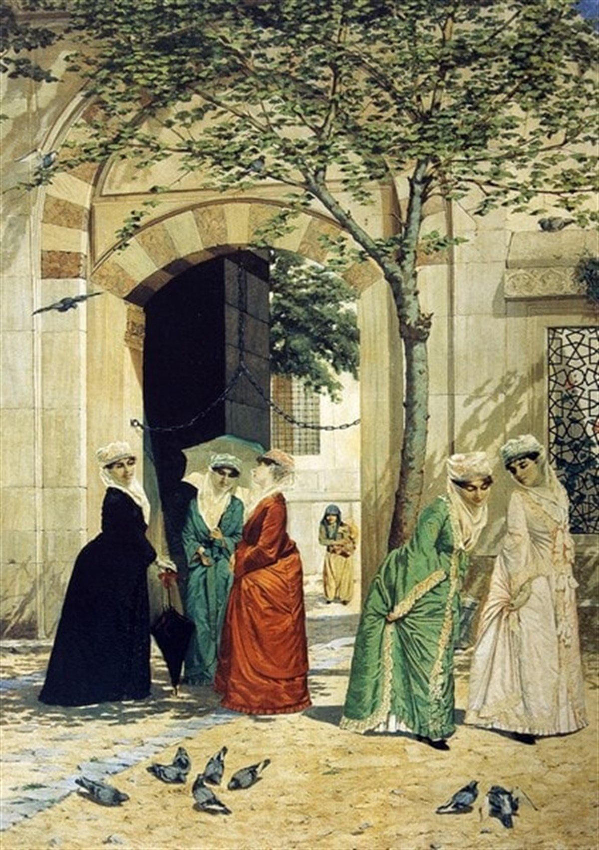 Gezintide Kadınlar - Kanvas Tablo