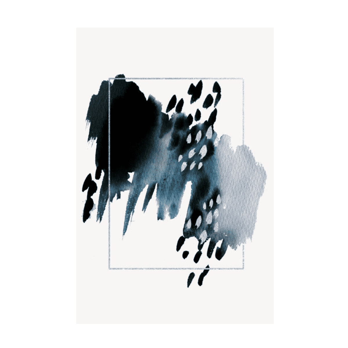 Glowing Frame Yağlı Boya Dokulu TabloYağlı Boya Dokulu Soyut TablolarTablolife