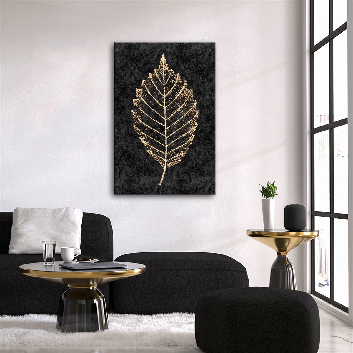 Gold Black Serisi 2 Kanvas TabloObjeTablolife.com