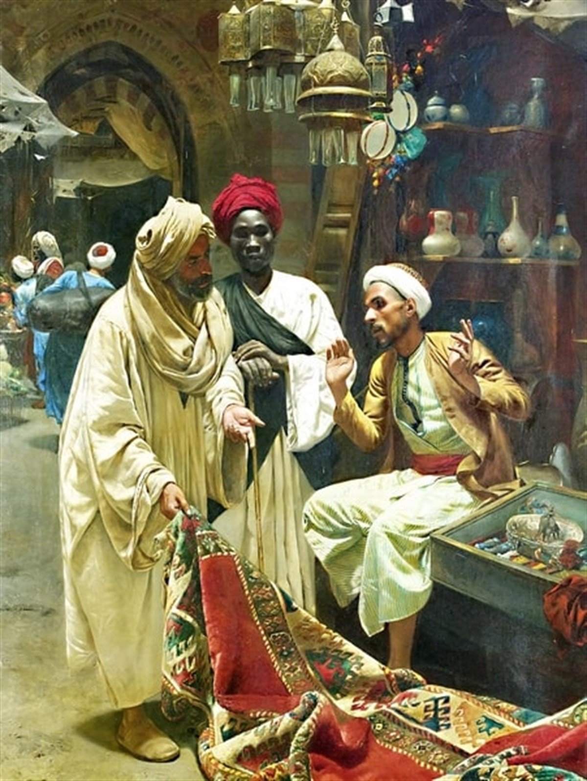 Halı Satıcısı - Kanvas Tablo