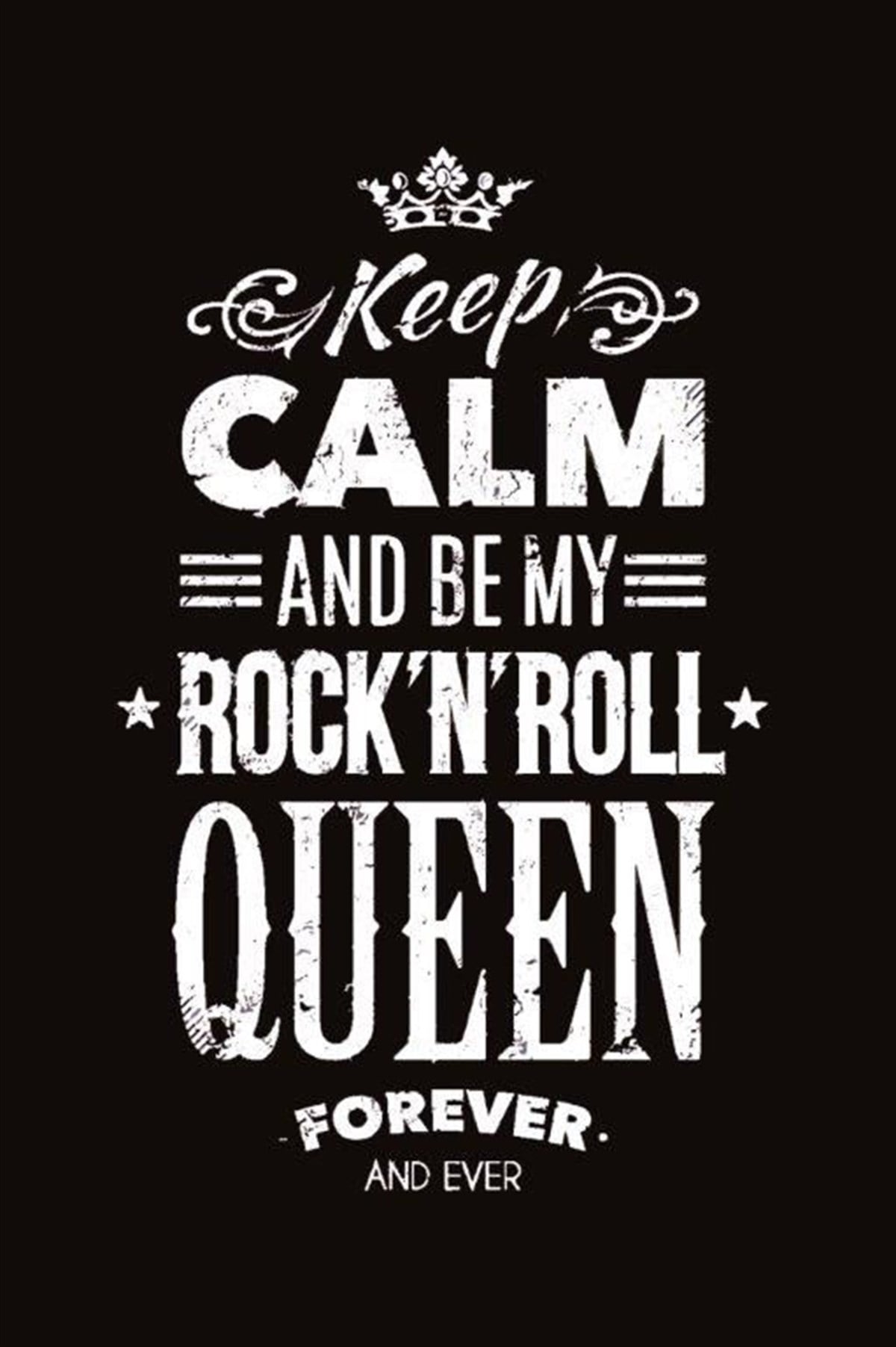 Keep Calm And Be My Queen - Kanvas Tablo