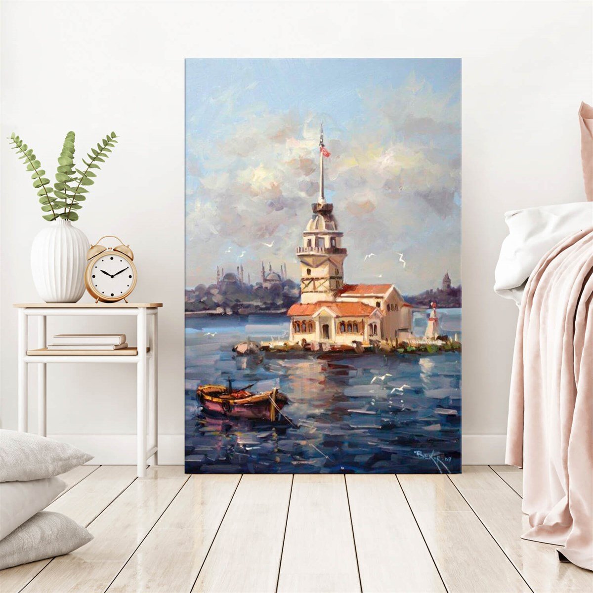 Kız Kulesi - Büyük Boy Kanvas TabloBüyük Boy Kanvas TablolarTablolife.com