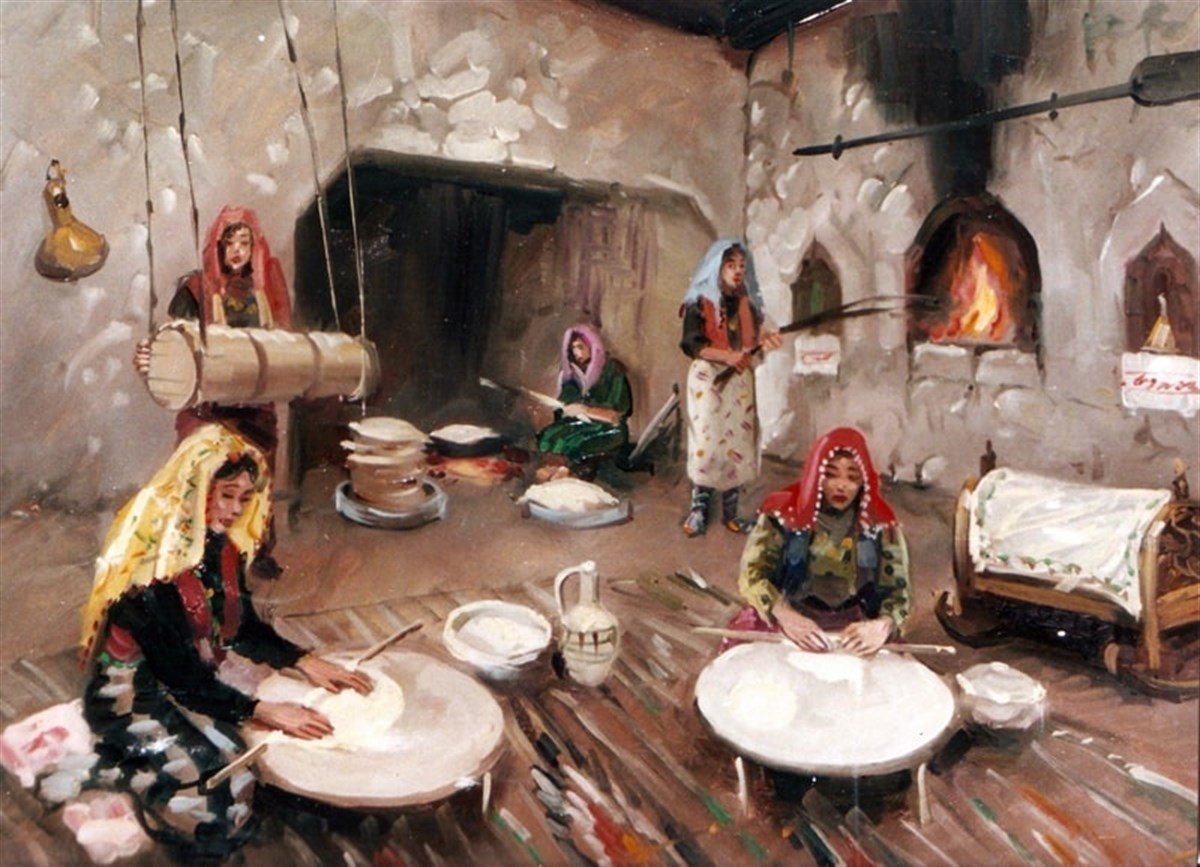 Köy Evi - Kanvas Tablo