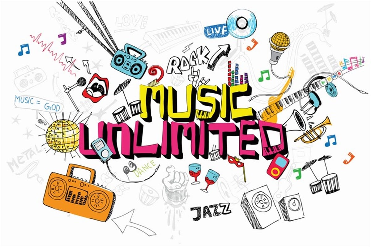 Limitsiz Müzik - Kanvas Tablo