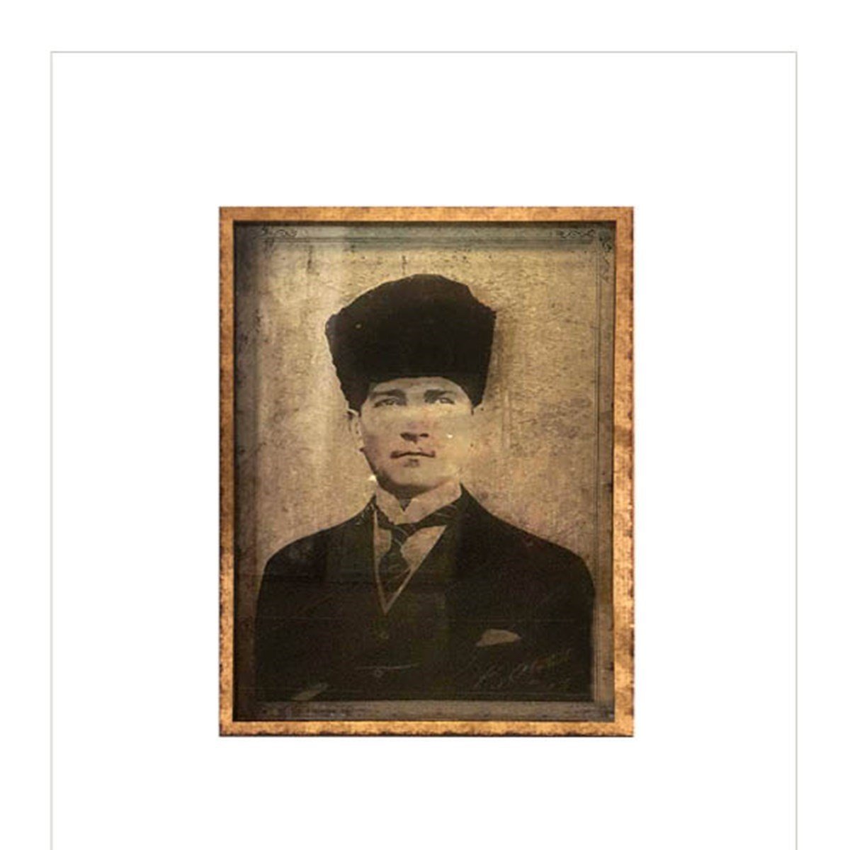 Mustafa Kemal Atatürk - Cam Baskı Tablo AYC-252Tablo / PanoTablolife.com