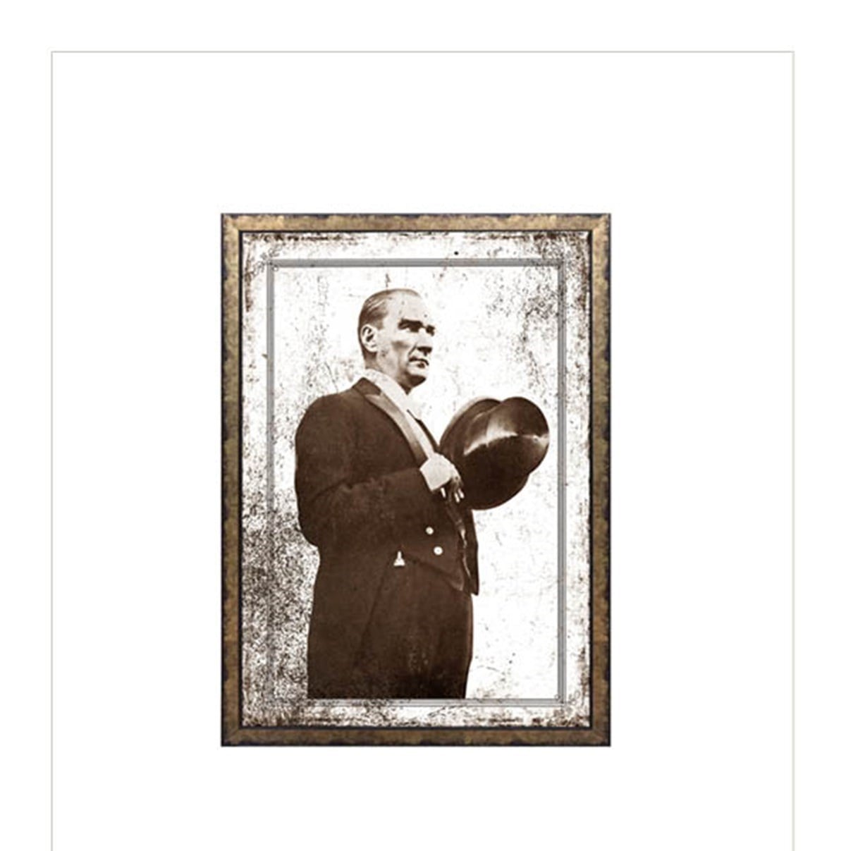 Mustafa Kemal Atatürk - Cam Baskı Tablo AYC-253Tablo / PanoTablolife.com
