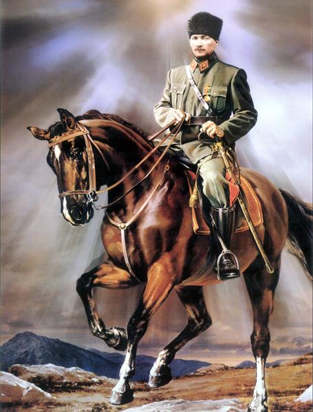 Mustafa Kemal Atatürk - Kanvas Tablo ATPO-140-YBAtatürk TablolarıTablolife.com