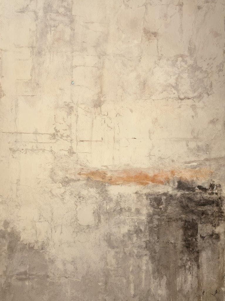 Pastel Nude Yağlı Boya Dokulu TabloYağlı Boya Dokulu Soyut TablolarTablolife