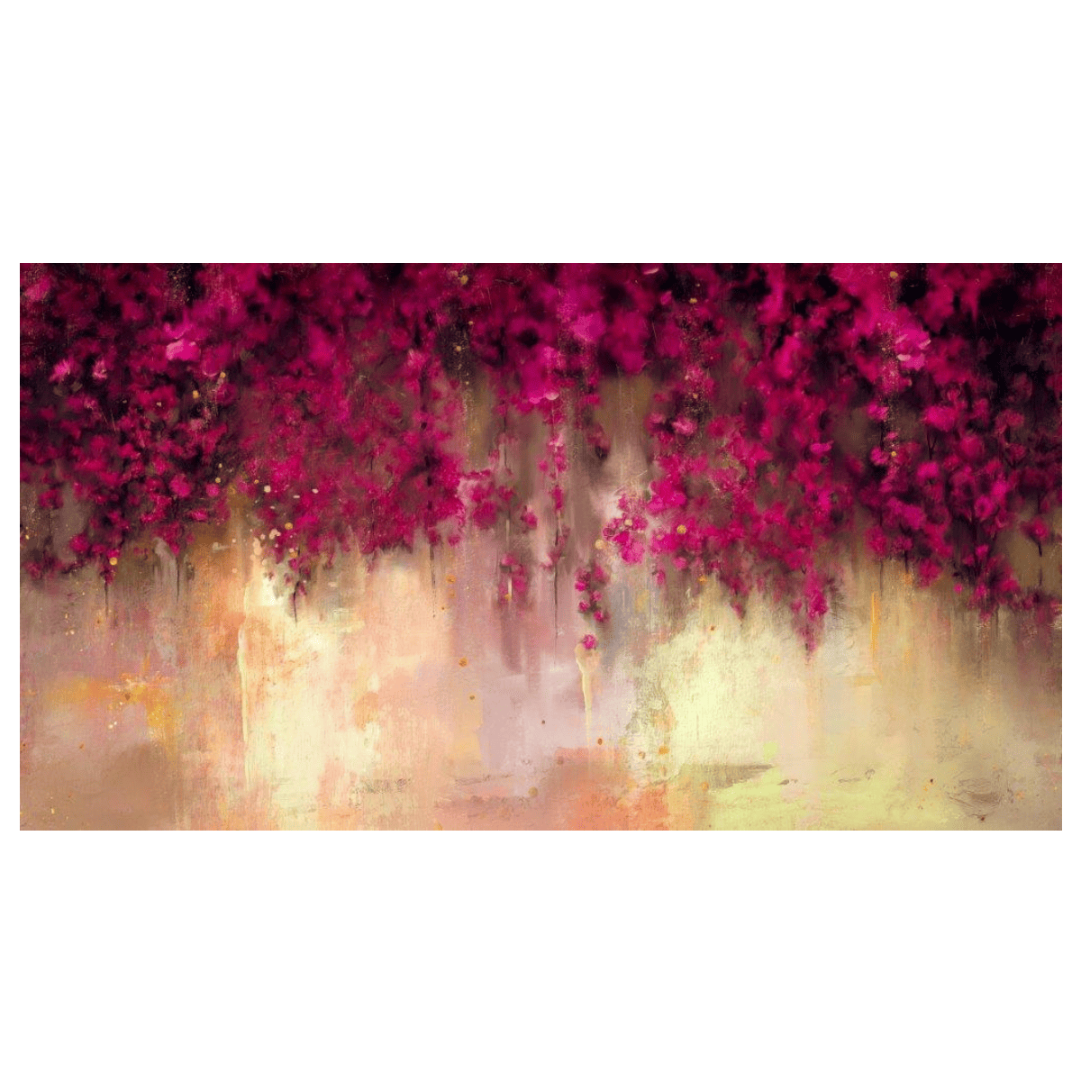 Pink Harmony Yağlı Boya Dokulu TabloYağlı Boya Dokulu Soyut TablolarTablolife