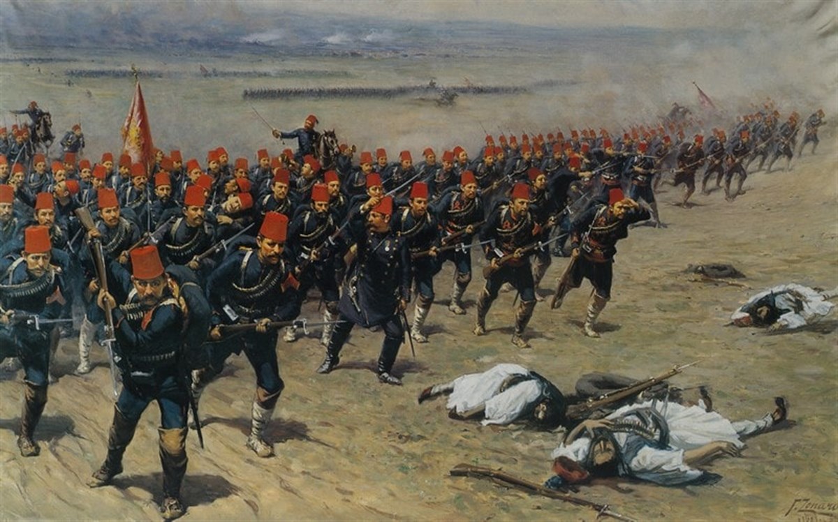 Plevne Savaşı - Kanvas Tablo