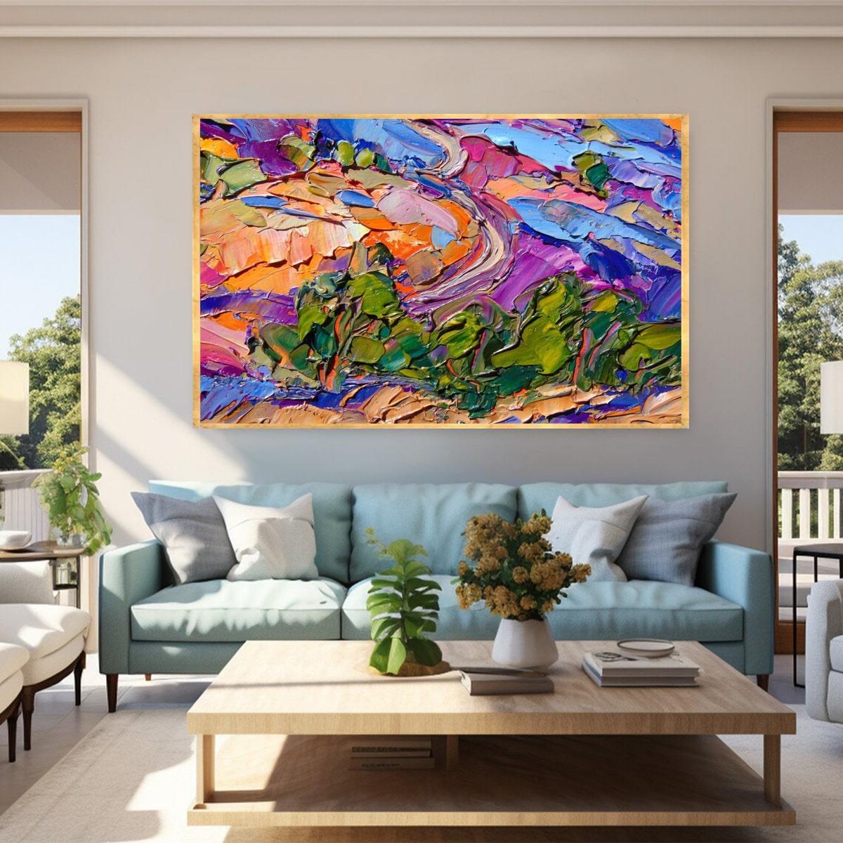 Renkler 3D Yoğun Yağlı Boya Tablo3D Yoğun Yağlı Boya TablolarTablolife