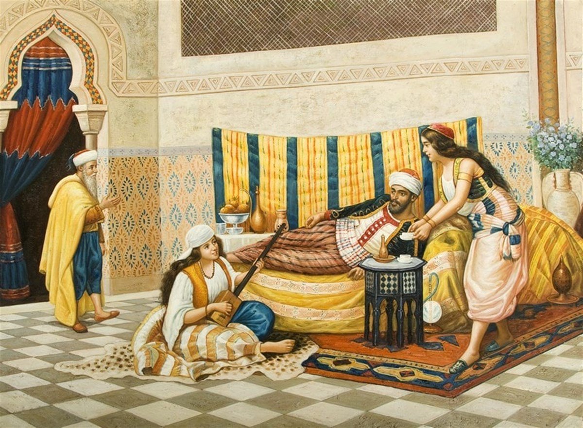 Saray Eğlencesi - Kanvas Tablo