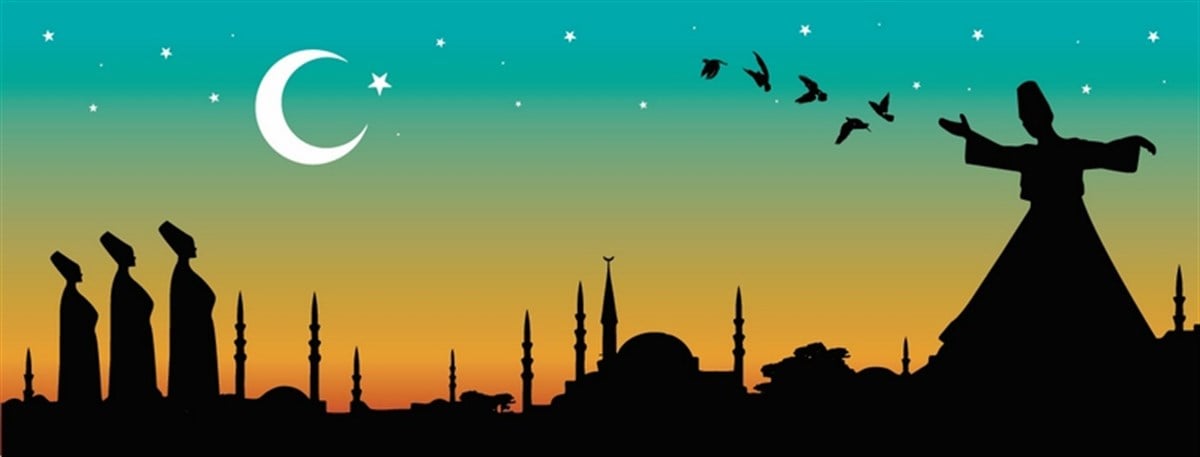 Semazen - Dini Kanvas Tablo