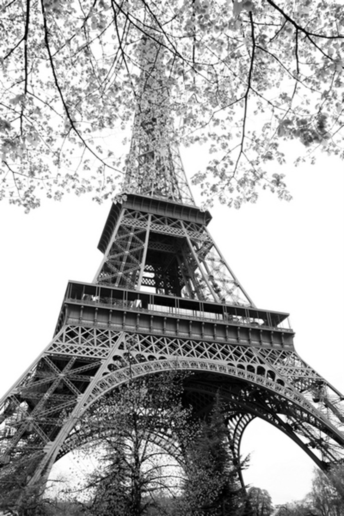 Siyah & Beyaz Eyfel Serisi 4 - Kanvas TabloKanvas TablolarTablolife.com
