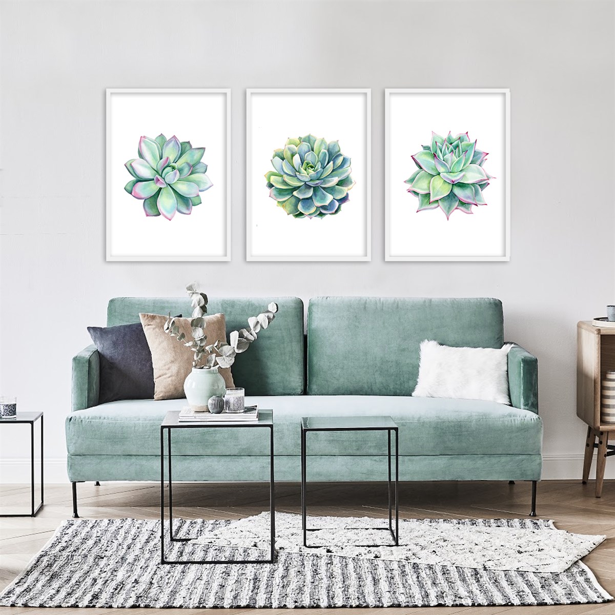 Skulent 2 Çerçeveli Poster SetiPosterlerTablolife.com