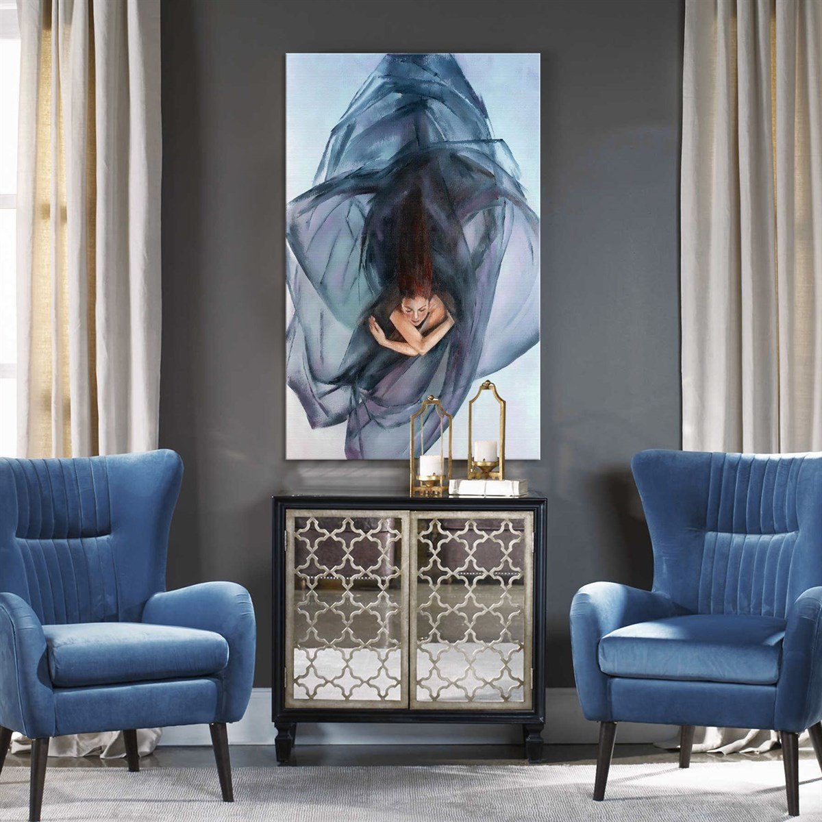 Solo Dans - Yağlı Boya Dokulu Tablo