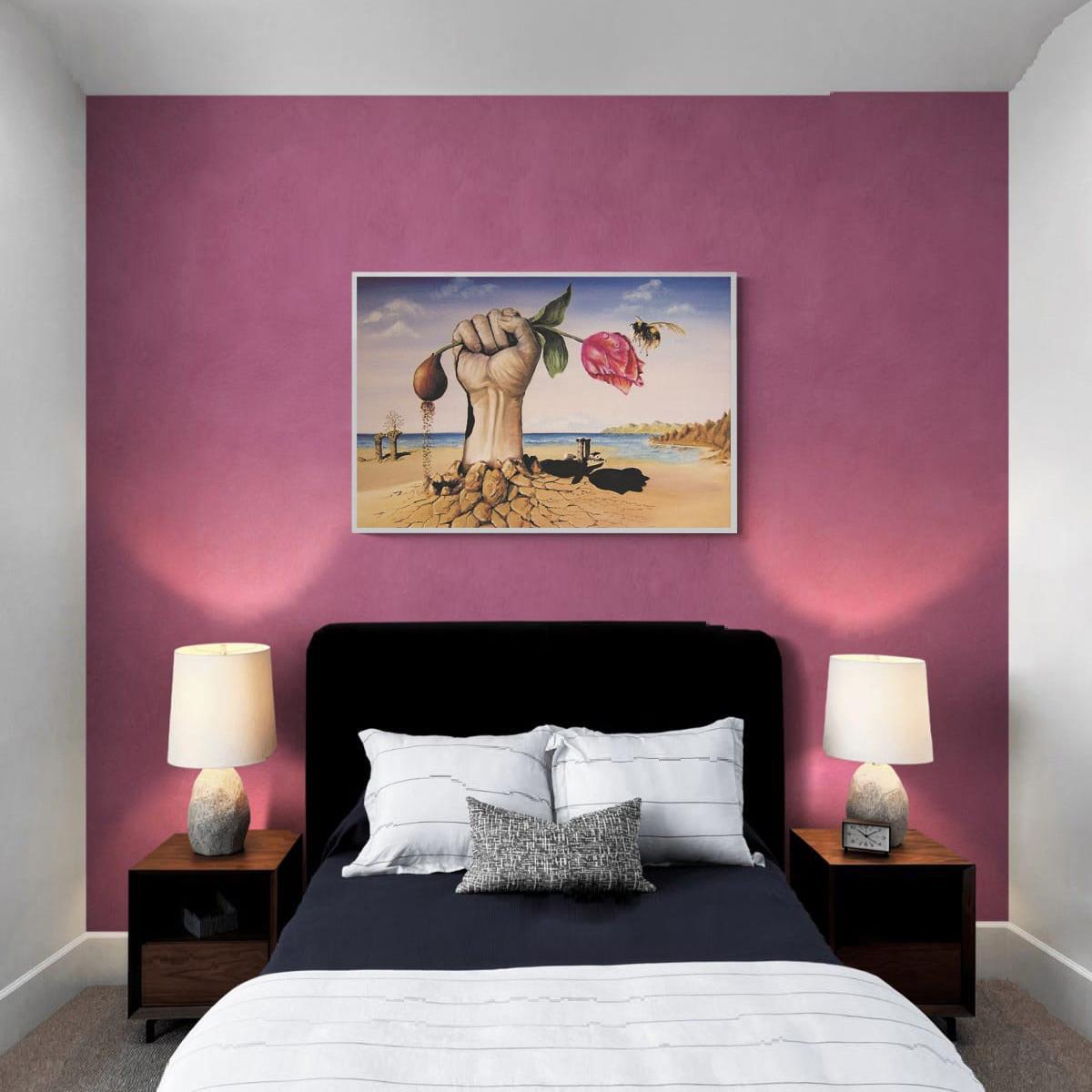 Sürreal Yağlı Boya Dokulu TabloYağlı Boya Dokulu Soyut TablolarTablolife.com