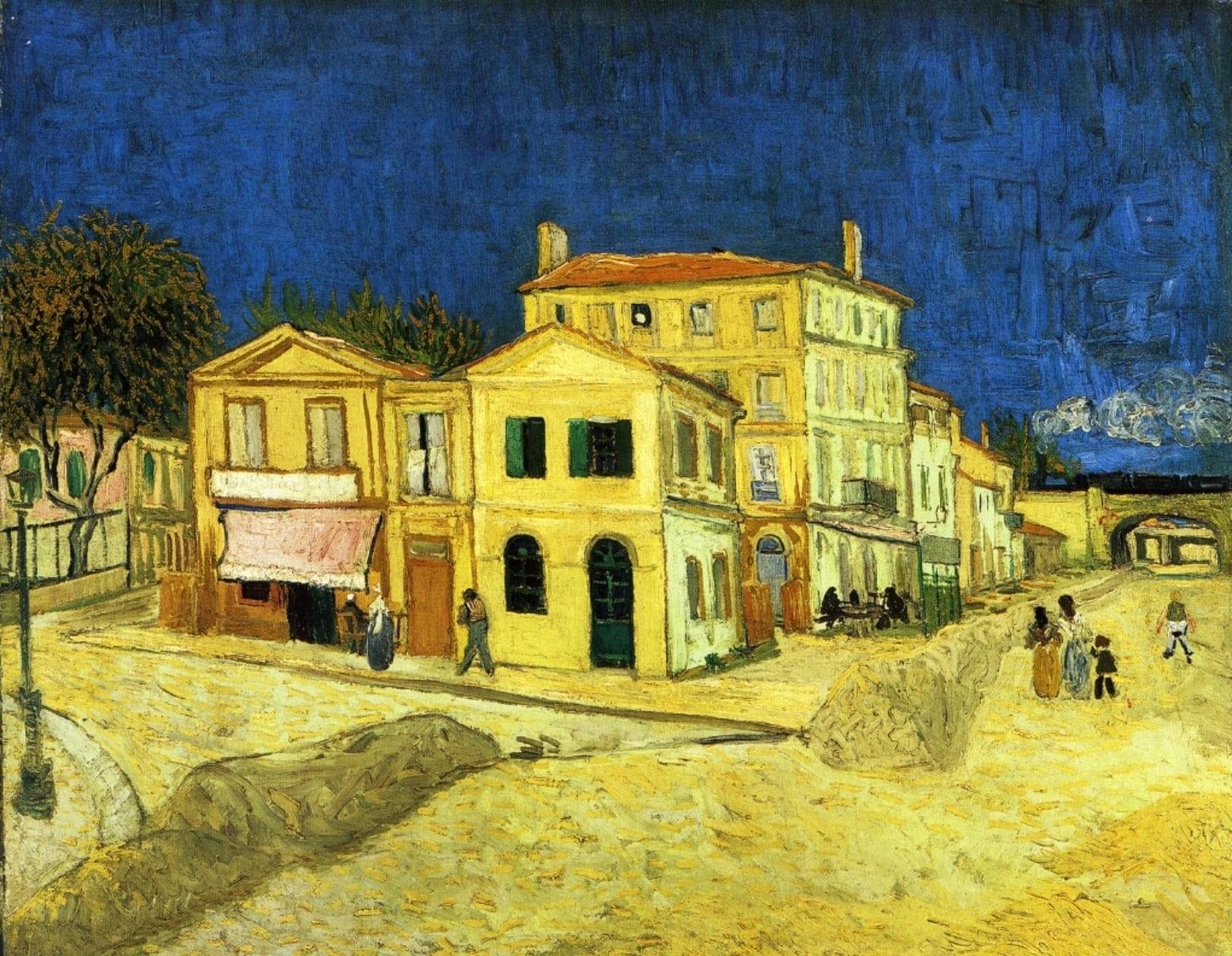 Vincent Van Gogh The Yellow House Kanvas TabloÜnlü Ressamların TablolarıTablolife