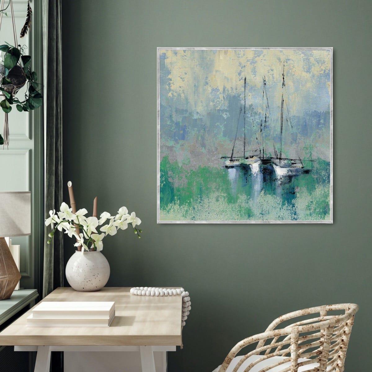 Windjammer Yağlı Boya Dokulu TabloYağlı Boya Dokulu Soyut TablolarTablolife.com