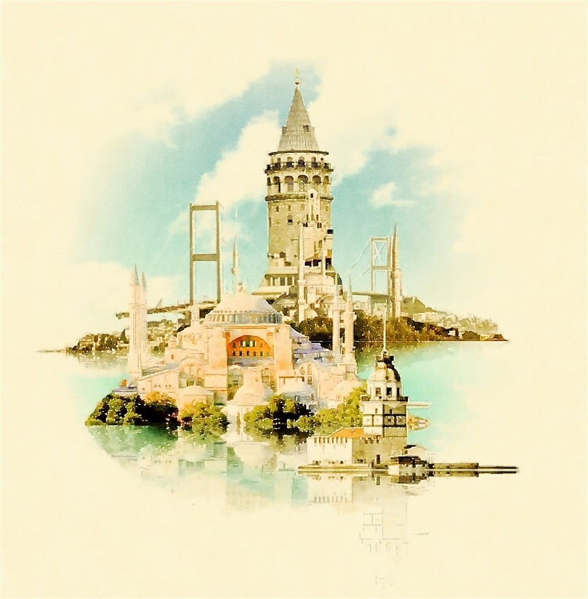 Yeditepe İstanbul - Kanvas Tablo