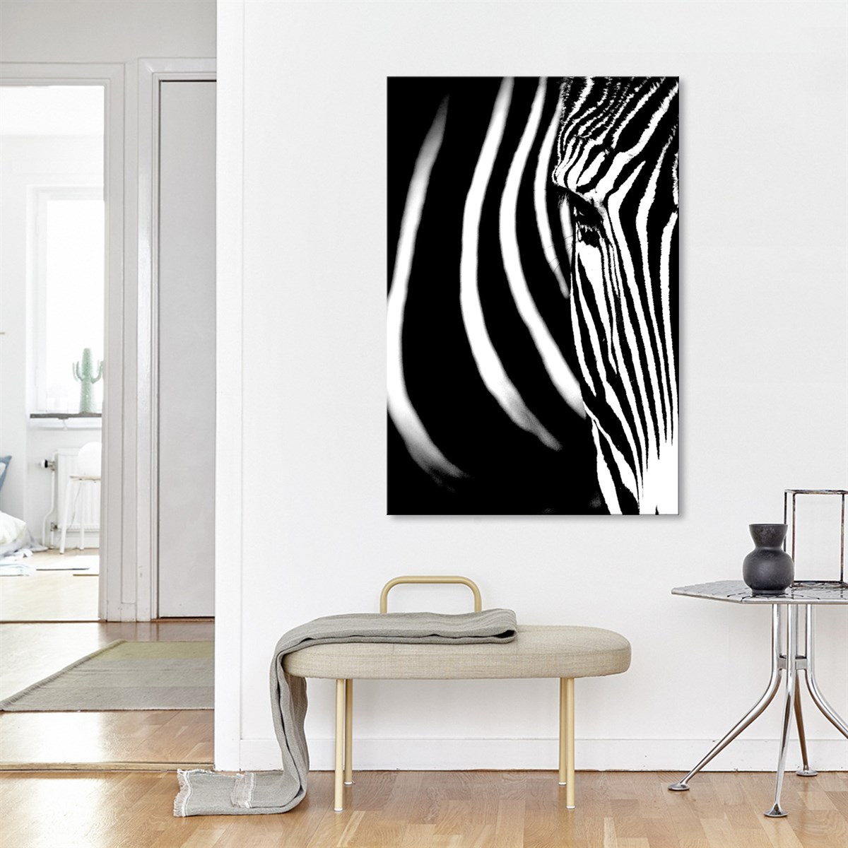 Zebra Serisi 2 - Büyük Boy Kanvas TabloBüyük Boy Kanvas TablolarTablolife.com