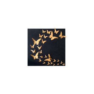 Altın Kelebek - Kabartmalı Tablo