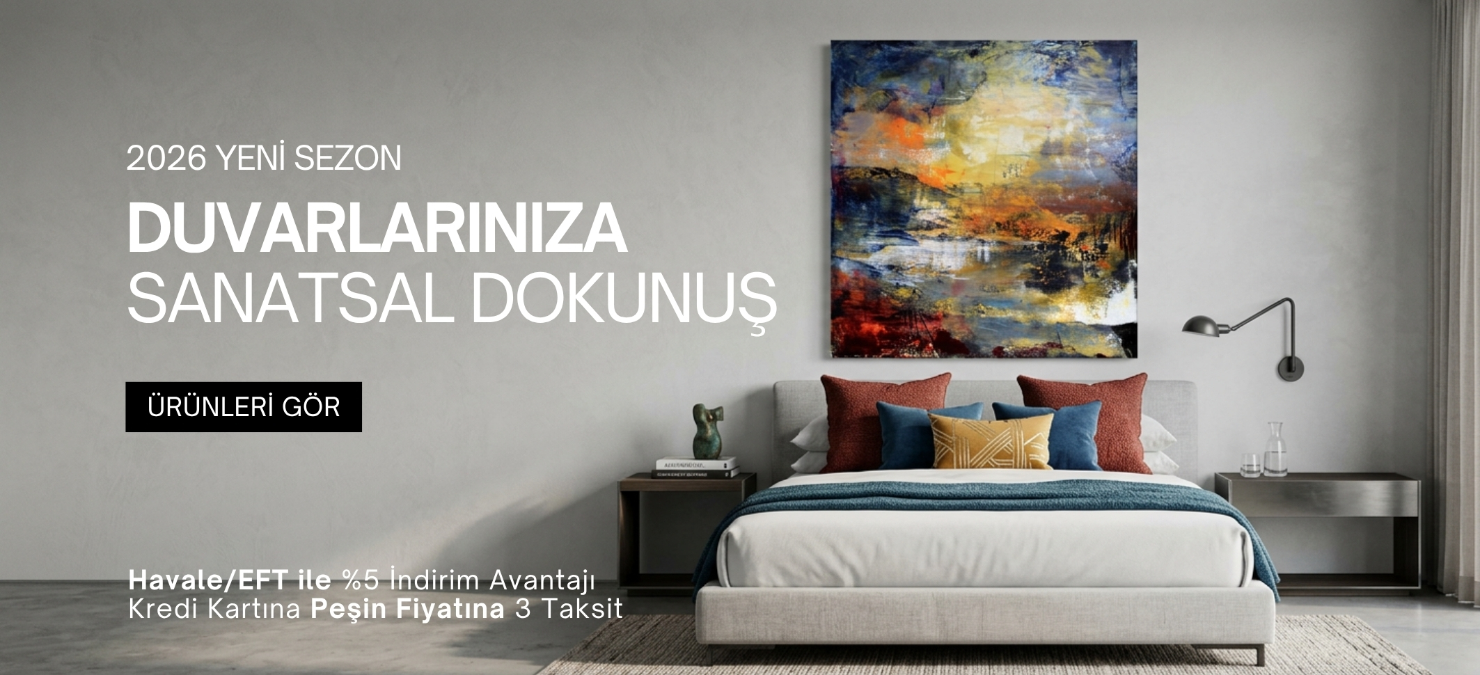 2026 Yeni Sezon Duvarınıza Sanatsal Dokunuş