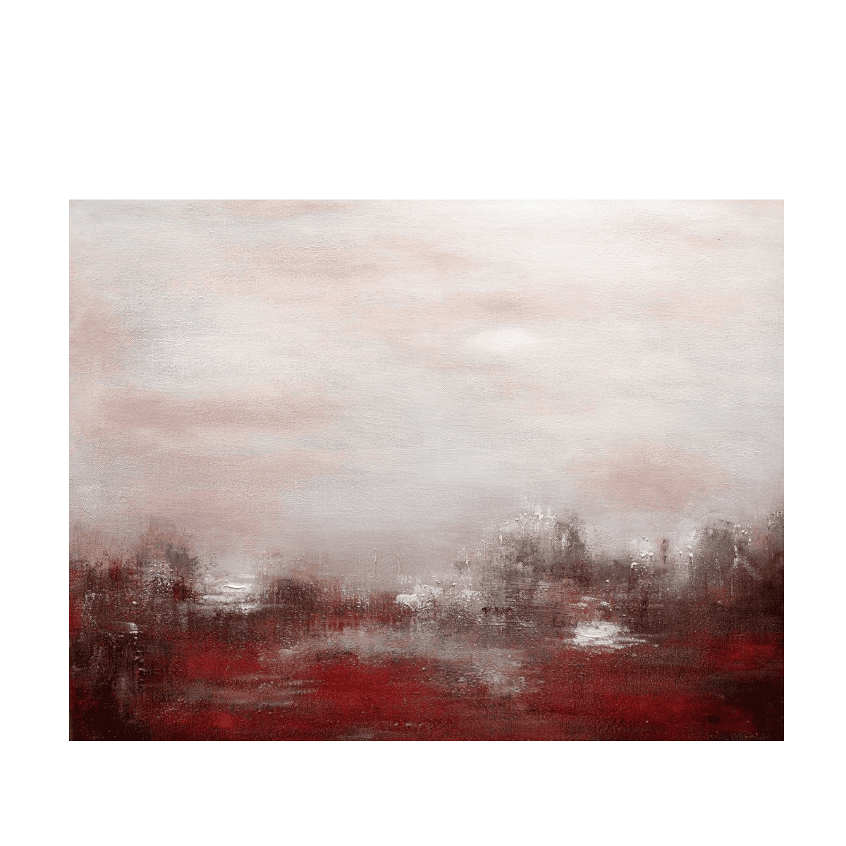 Abstract Red Sea Yağlı Boya Dokulu TabloYağlı Boya Dokulu Soyut TablolarTablolife