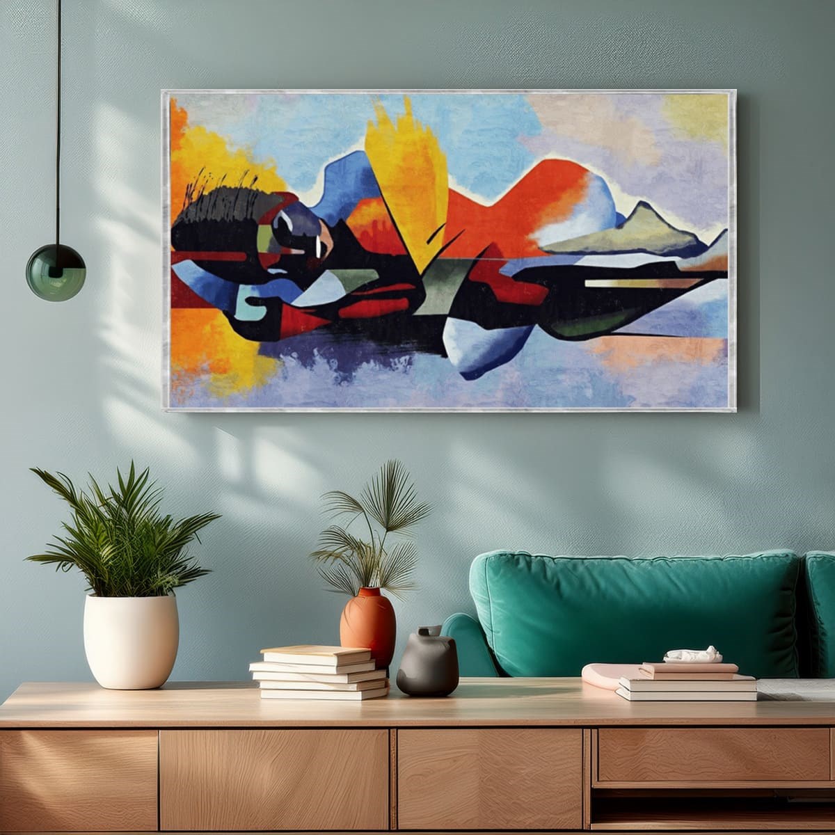 Abstract Sleep Yağlı Boya Dokulu TabloYağlı Boya Dokulu Soyut TablolarTablolife