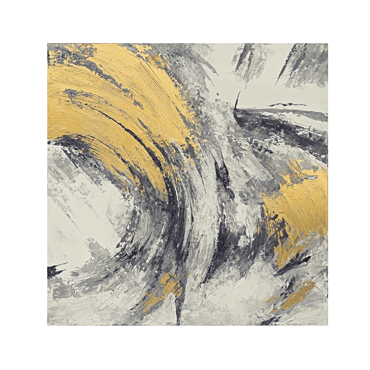 Abstract Swirl Yağlı Boya Dokulu TabloYağlı Boya Dokulu Soyut TablolarTablolife