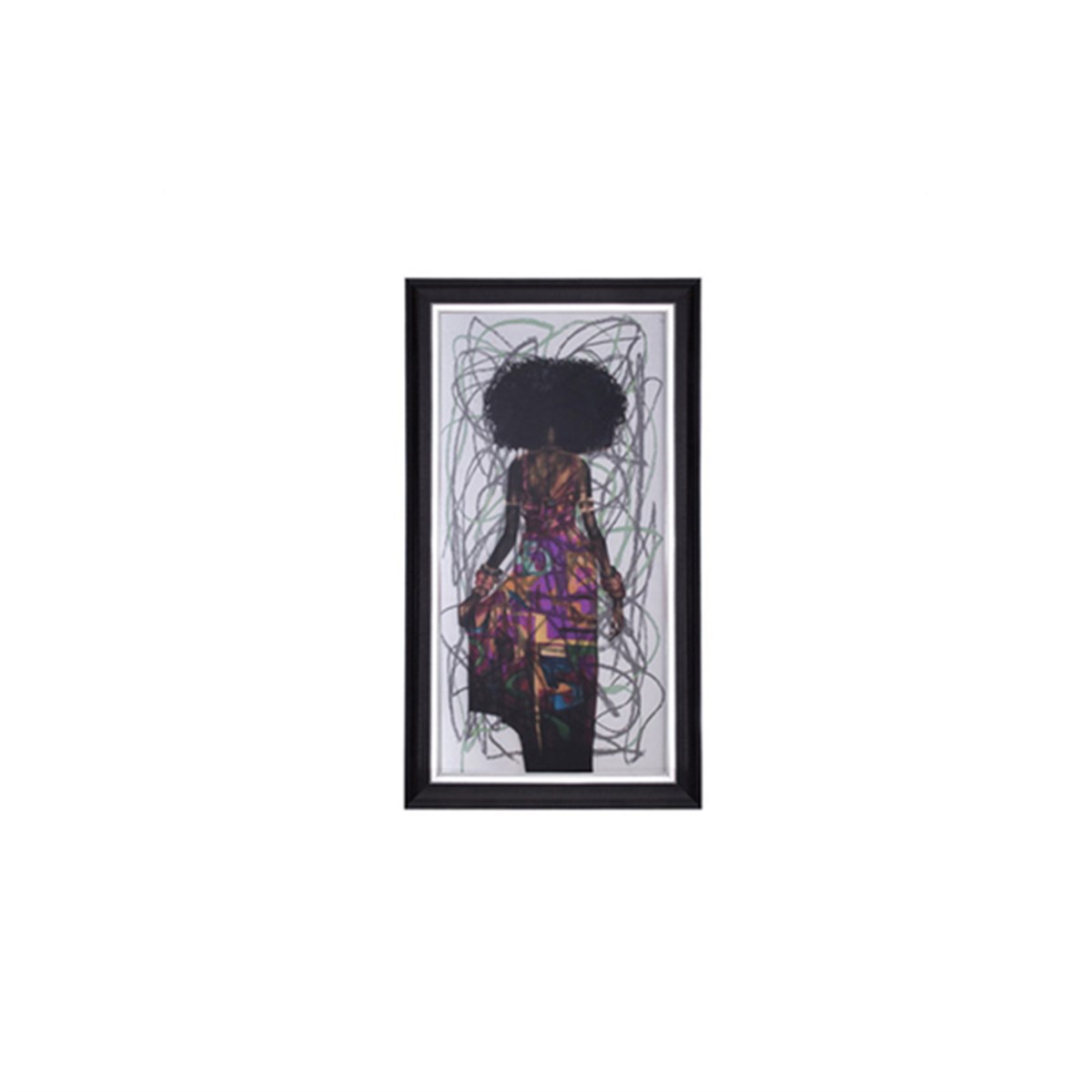 Afro American - Cam İşleme Tablo