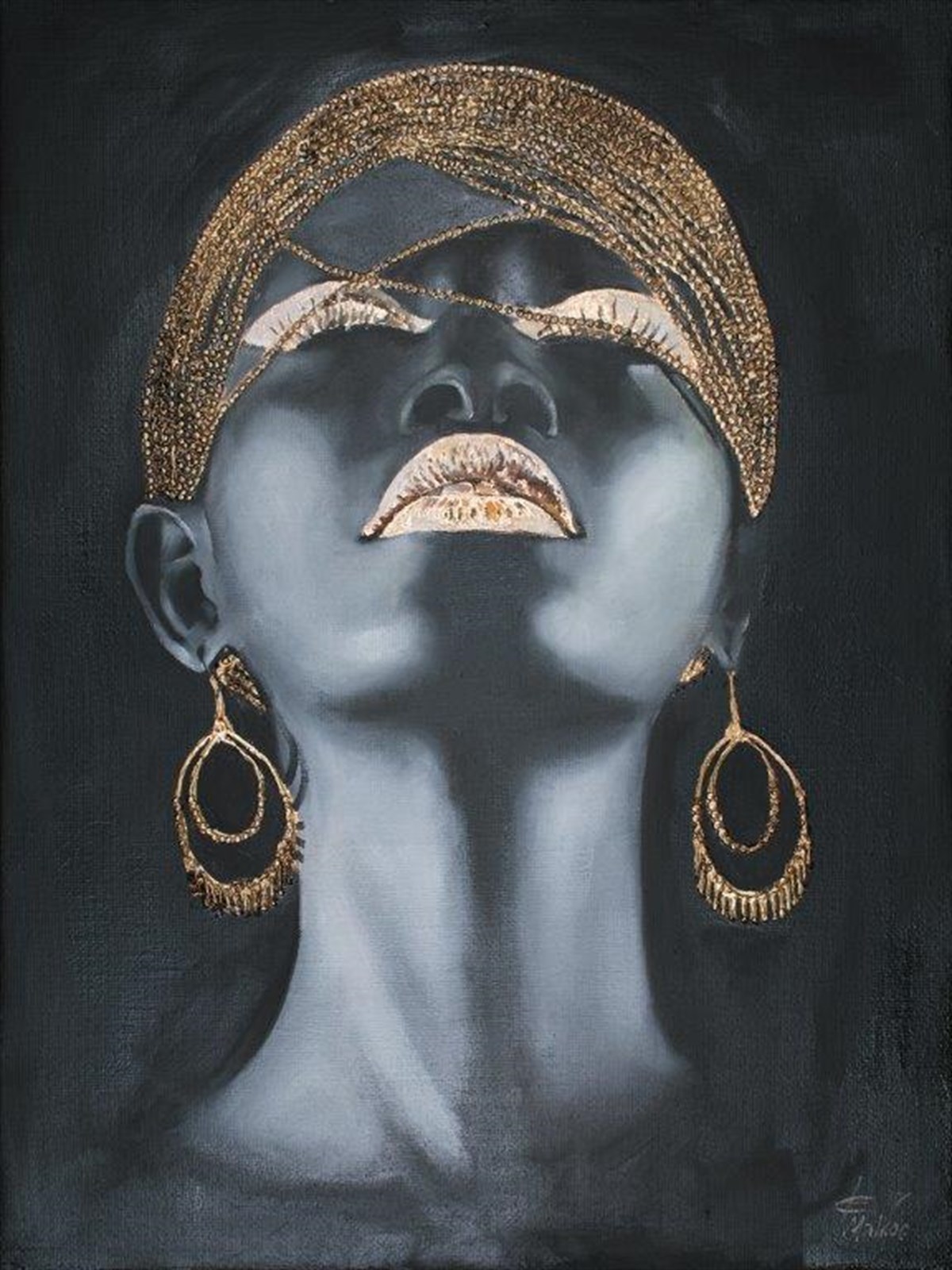 Altın Aşkı - Kanvas Tablo