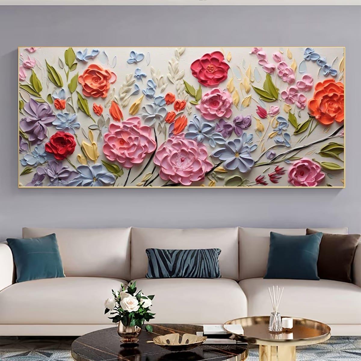 Bahar 3D Yağlı Boya Tablo3D Yoğun Yağlı Boya TablolarTablolife