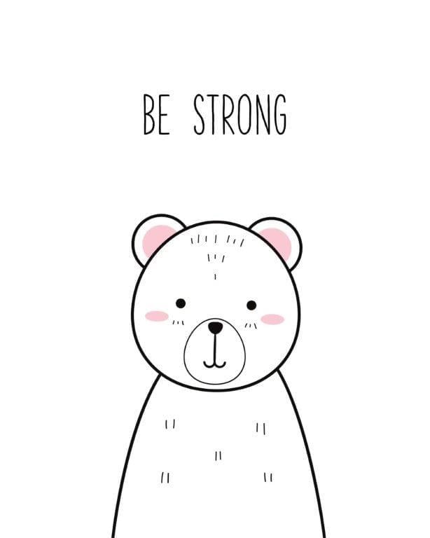 Be Strong Kanvas TabloKanvas TablolarTablolife