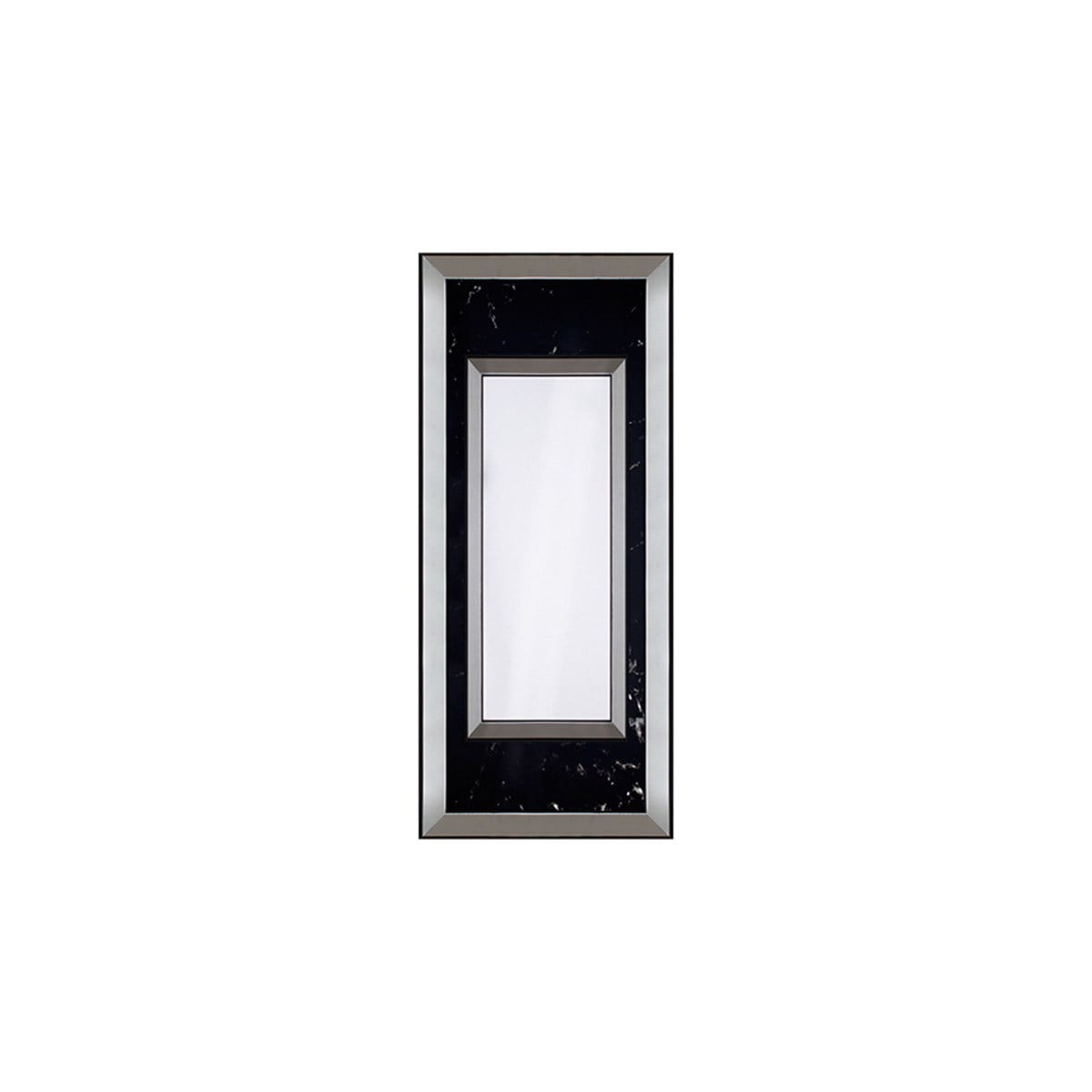 Black Silver Dekoratif AynaAynalarTablolife.com