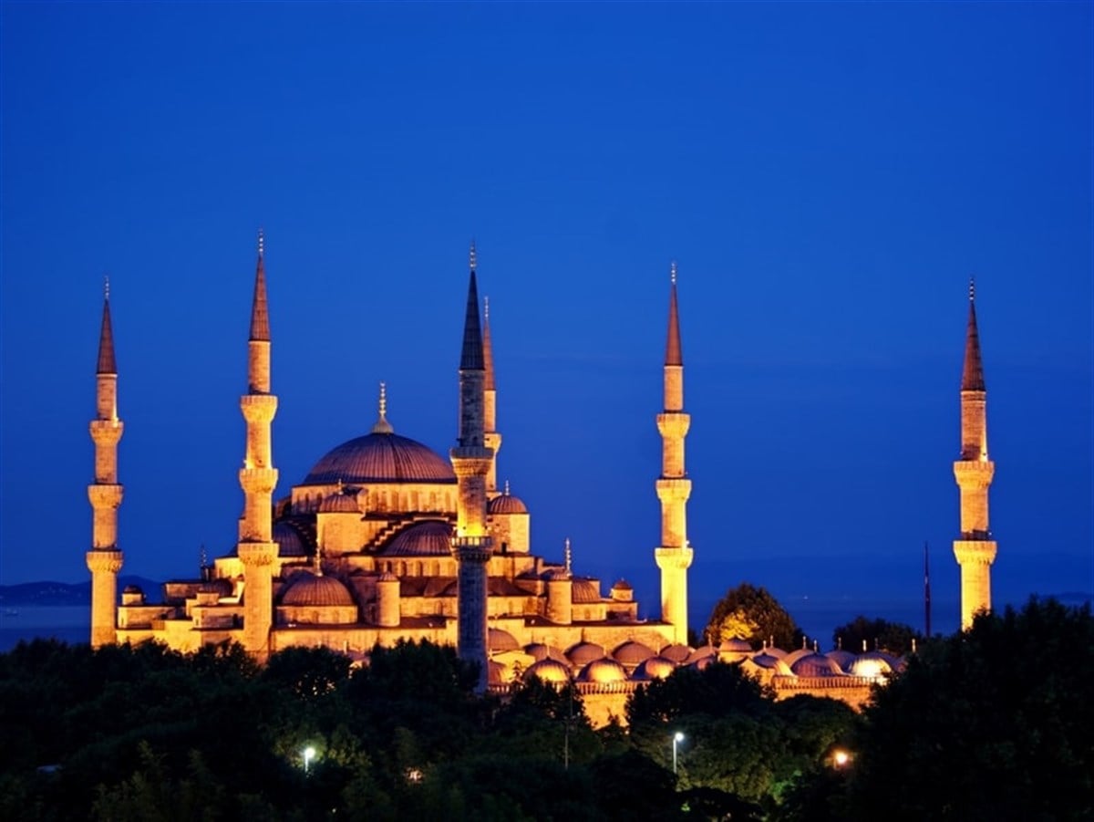 Blue Mosque - Kanvas Tablo