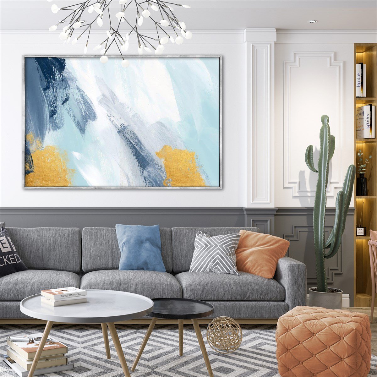 Brush Strokes - Yağlı Boya Dokulu Tablo