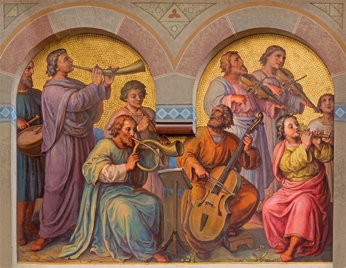 Cennetteki Kutsal Koro - Kanvas Tablo