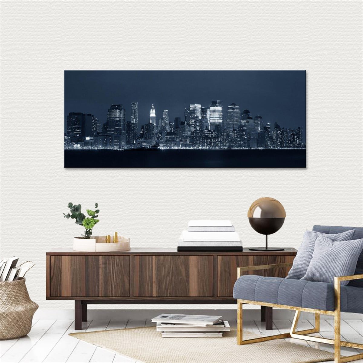 City And Lights Kanvas TabloŞehir TablolarıTablolife.com