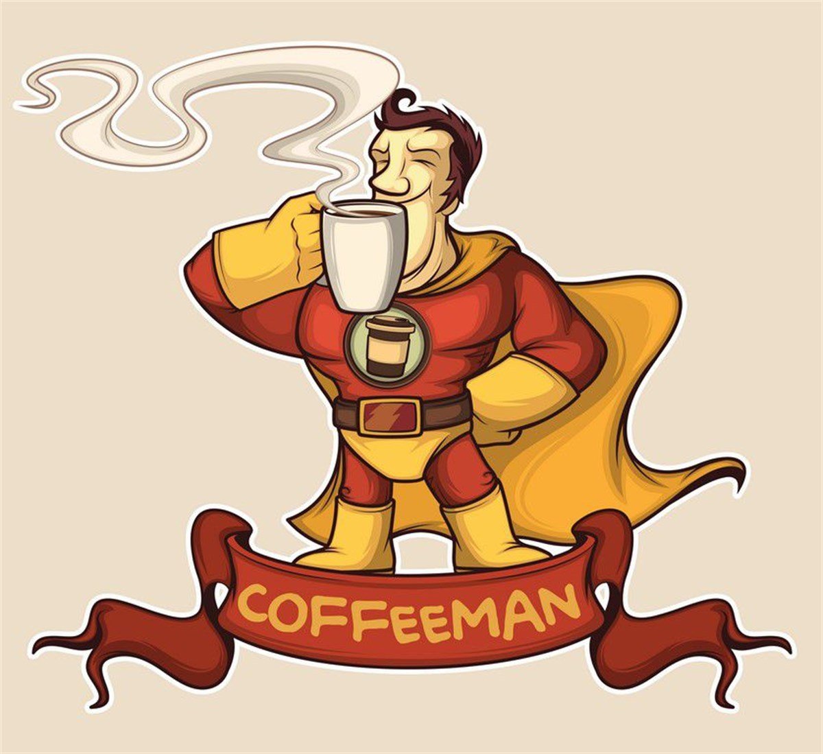 Coffeeman - Kanvas Tablo