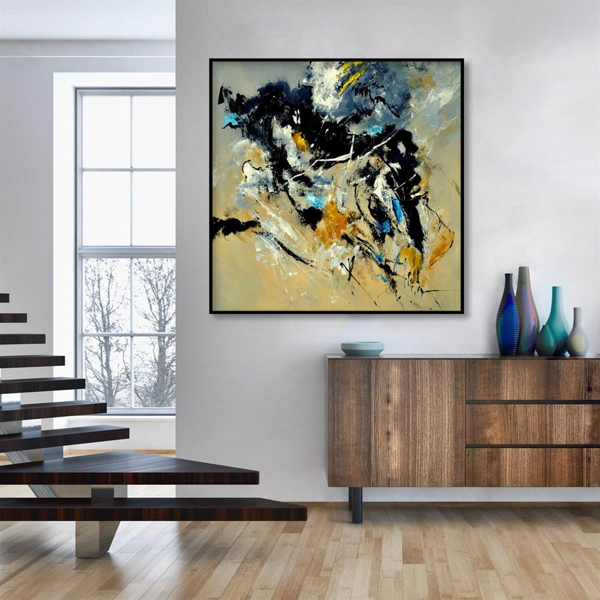 Collapse-Yağlı boya dokulu tabloSoyutTablolife