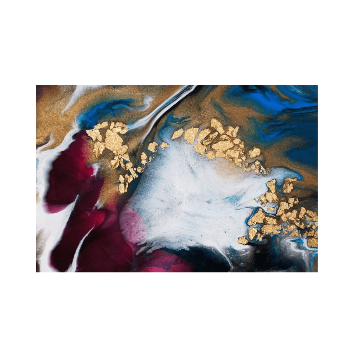 Color Blur Yağlı Boya Dokulu TabloYağlı Boya Dokulu Soyut TablolarTablolife