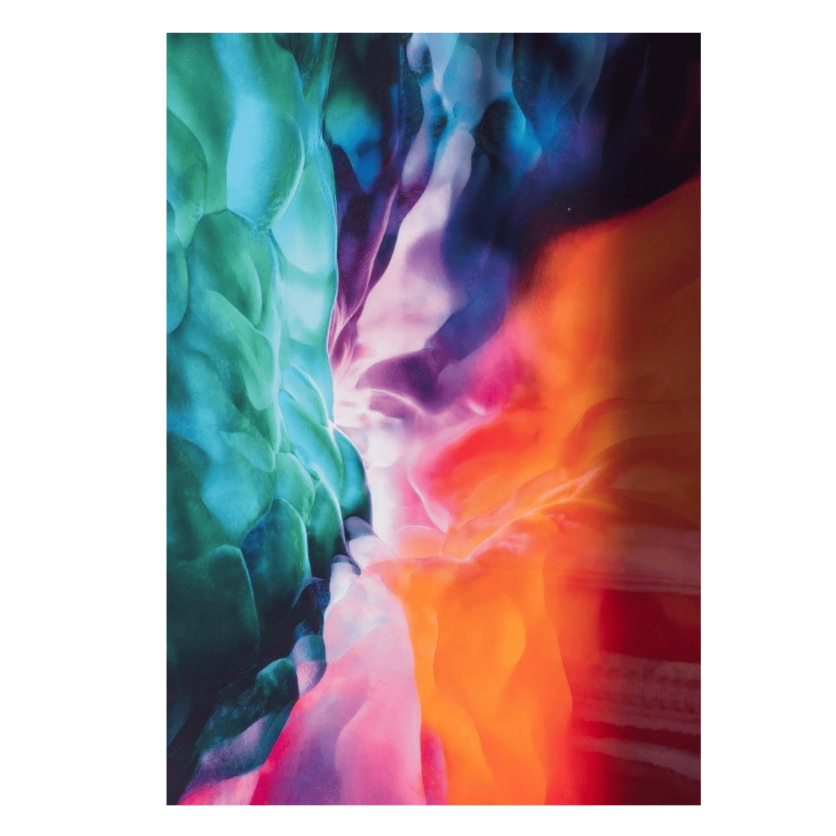 Color Clash Yağlı Boya Dokulu TabloYağlı Boya Dokulu Soyut TablolarTablolife