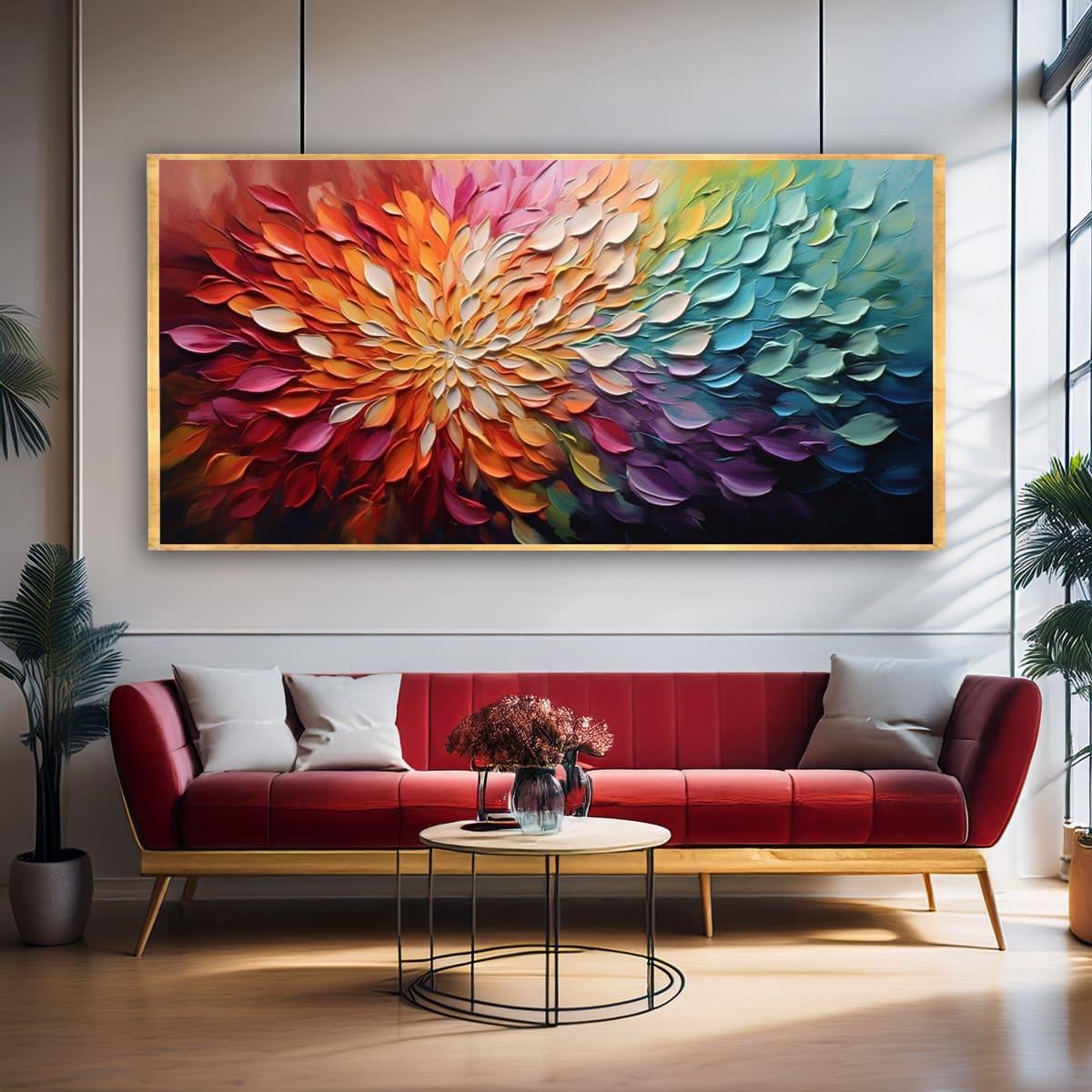 Color Depth 3D Yoğun Yağlı Boya Dokulu Tablo3D Yoğun Yağlı Boya TablolarTablolife