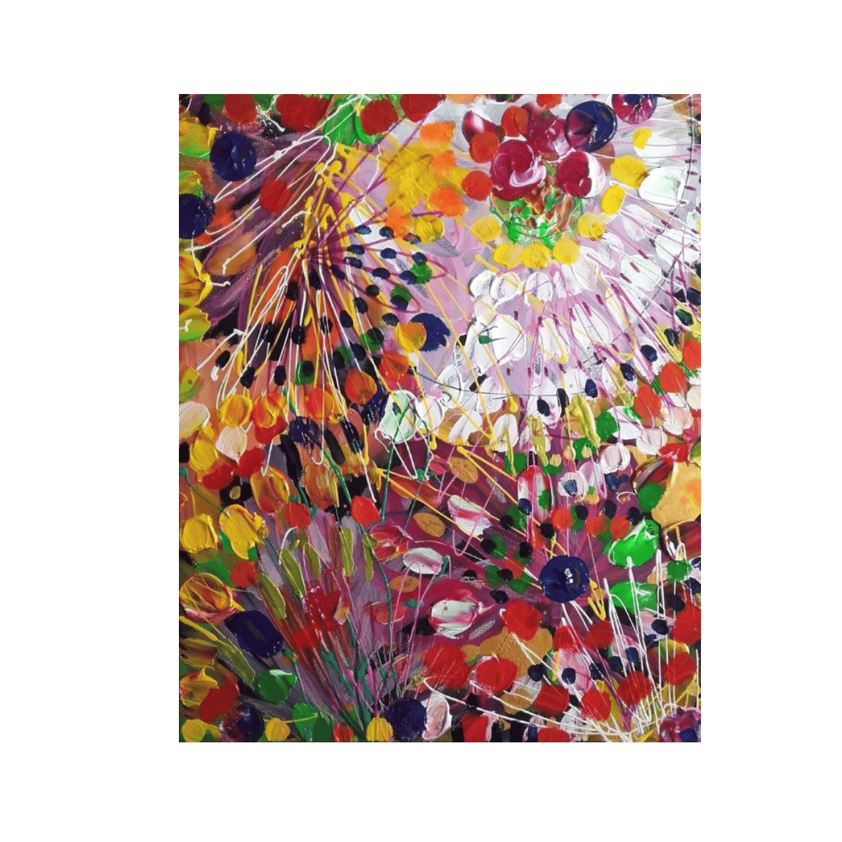 Color Range Yağlı Boya Dokulu TabloYağlı Boya Dokulu Soyut TablolarTablolife