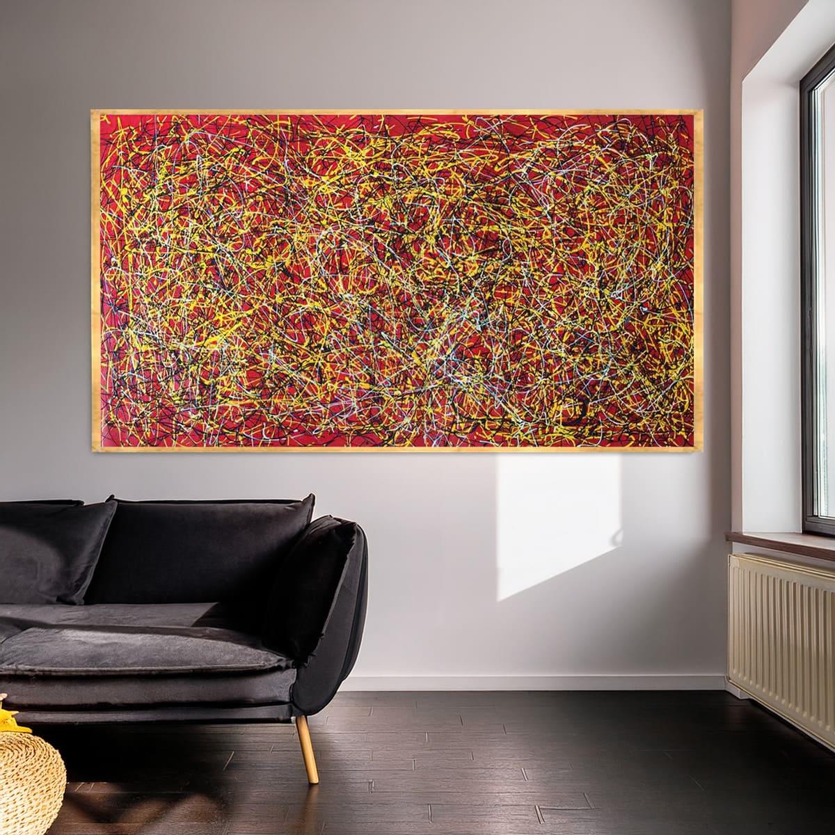 Complexity Yağlı Boya Dokulu TabloYağlı Boya Dokulu Soyut TablolarTablolife