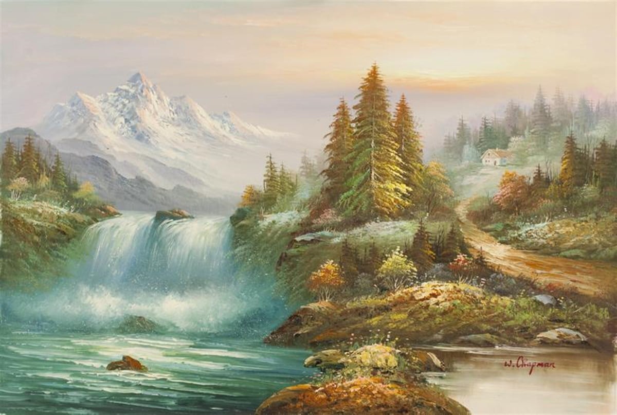 Coşkun Şelale - Kanvas Tablo