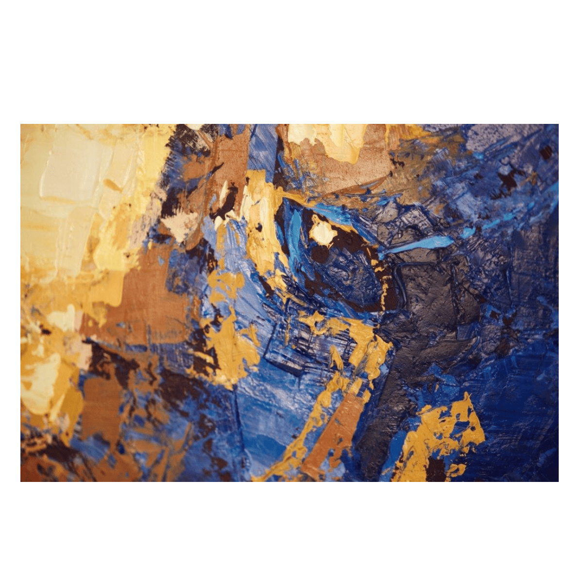 Cycle Of Colors Yağlı Boya Dokulu TabloYağlı Boya Dokulu Soyut TablolarTablolife