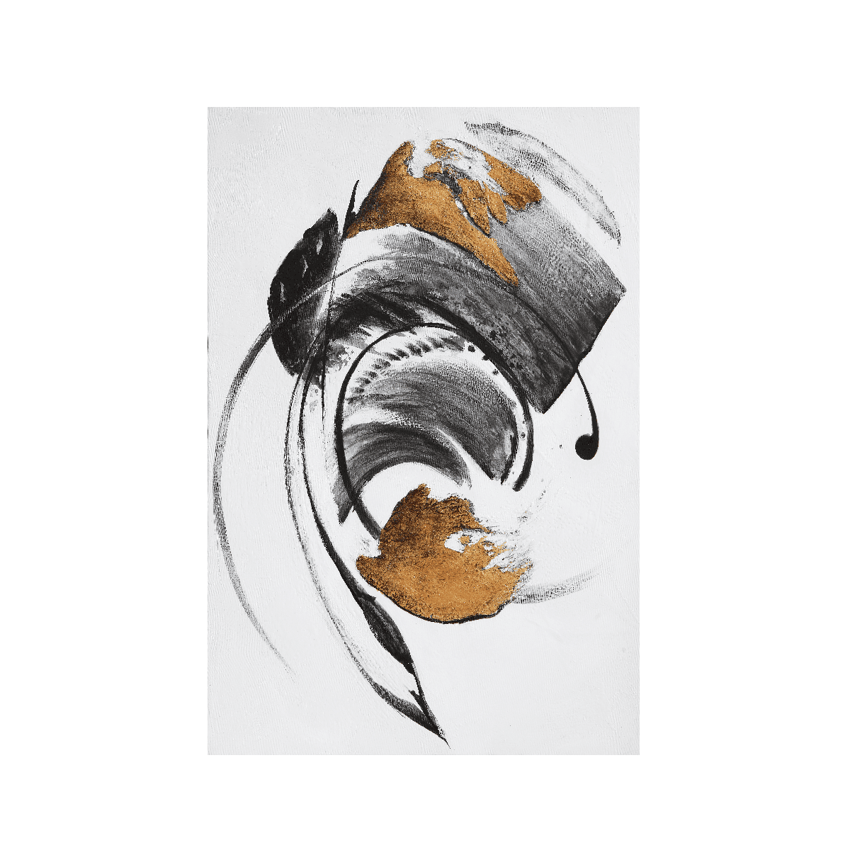 Dance Of The Brush Yağlı Boya Dokulu TabloYağlı Boya Dokulu Soyut TablolarTablolife