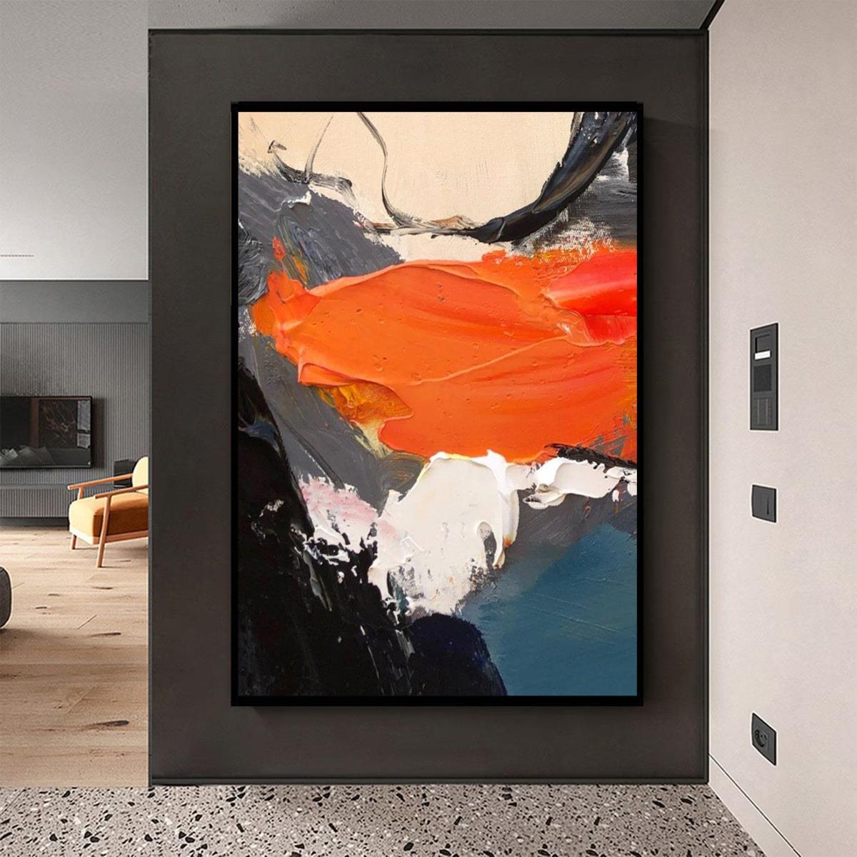 Deep Orange 3D Yoğun Yağlı Boya Tablo3D Yoğun Yağlı Boya TablolarTablolife